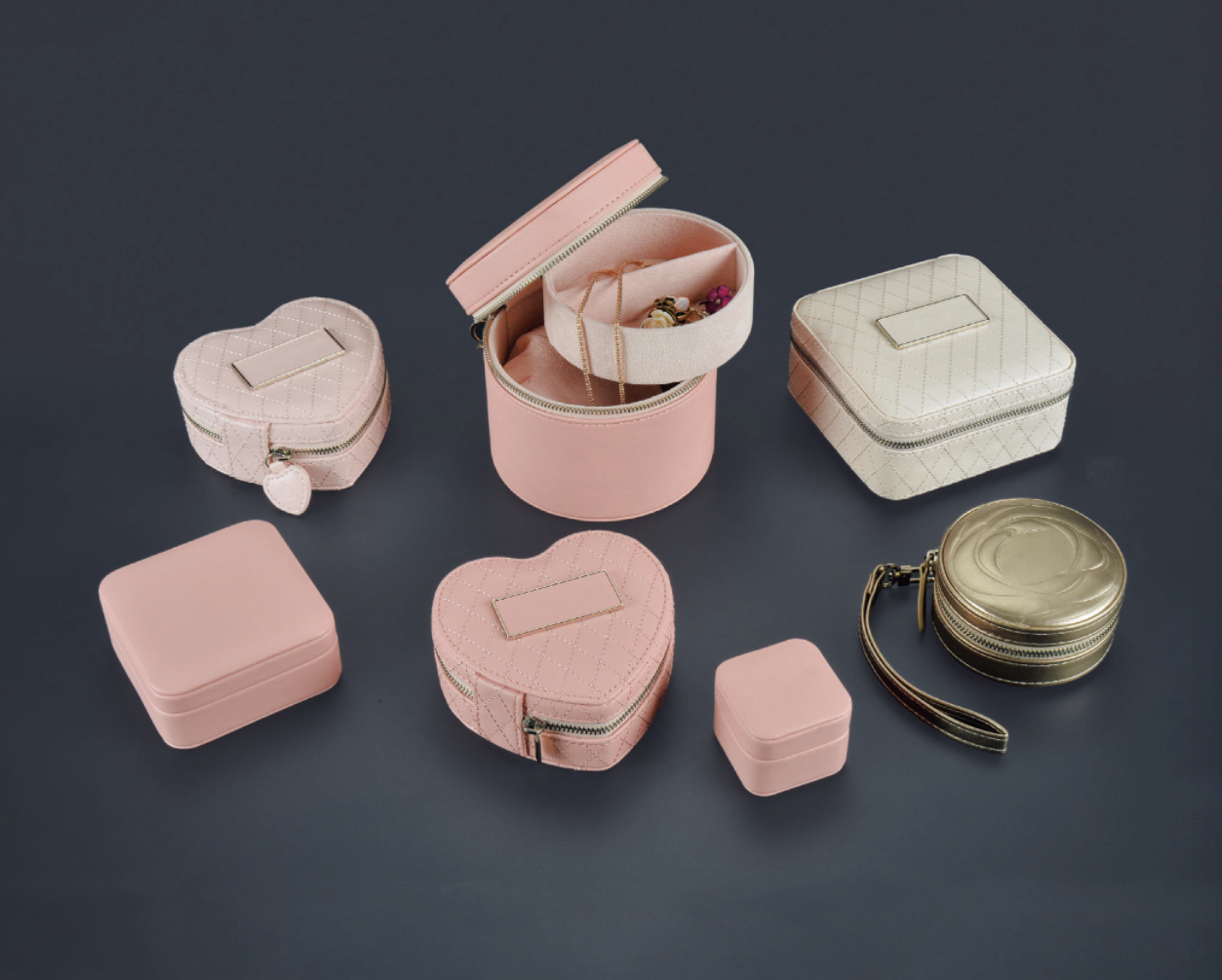Zipper-style jewelry box series